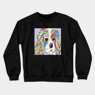 Colorful Cavalier King Crewneck Sweatshirt